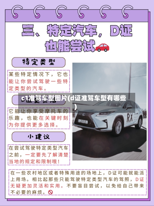 c1准驾车型图片(d证准驾车型有哪些)-第2张图片