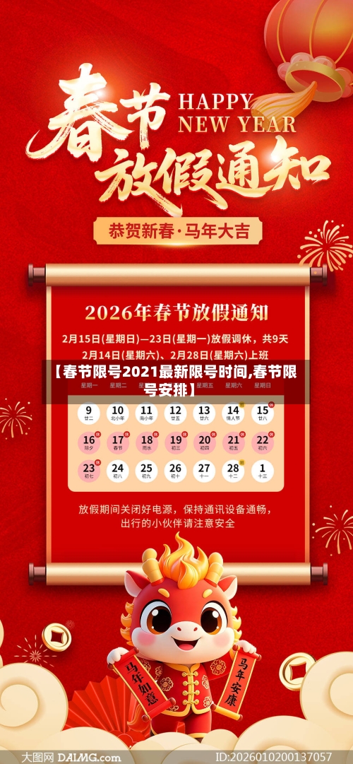 【春节限号2021最新限号时间,春节限号安排】-第1张图片