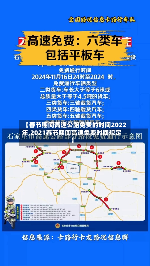 【春节期间高速公路免费的时间2022年,2021春节期间高速免费时间规定】-第1张图片