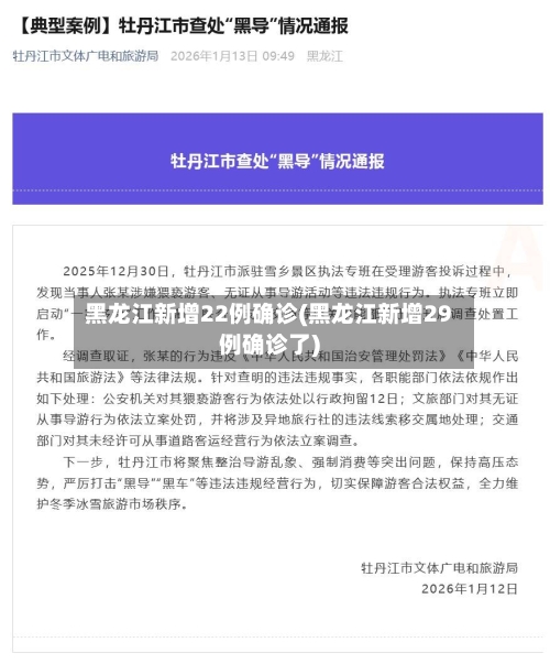 黑龙江新增22例确诊(黑龙江新增29例确诊了)-第3张图片