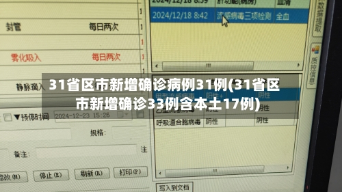 31省区市新增确诊病例31例(31省区市新增确诊33例含本土17例)