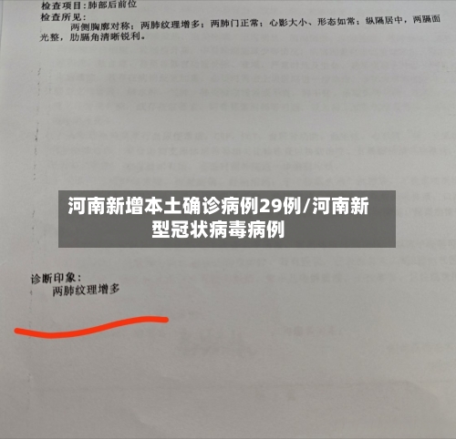 河南新增本土确诊病例29例/河南新型冠状病毒病例-第2张图片