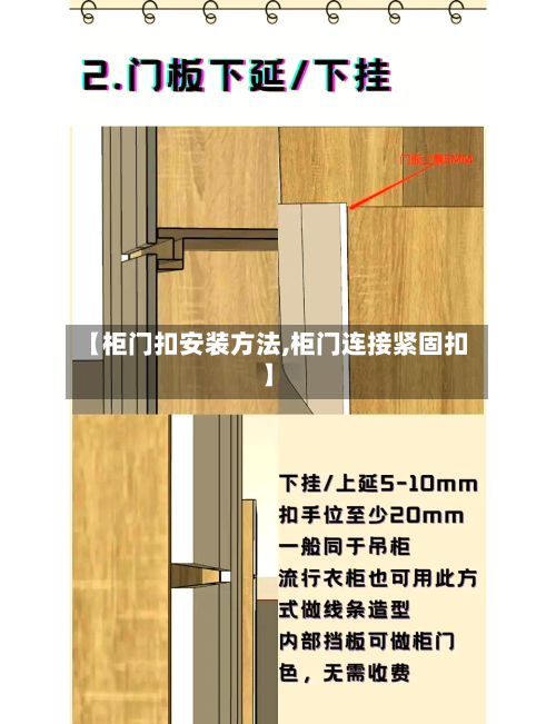 【柜门扣安装方法,柜门连接紧固扣】-第3张图片