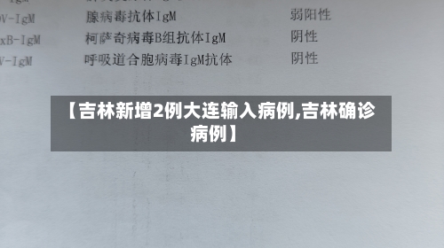 【吉林新增2例大连输入病例,吉林确诊病例】-第3张图片