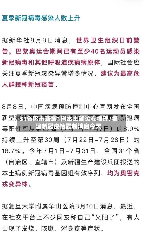31省区市新增1例本土确诊在福建/福建新冠疫情最新消息今天-第2张图片