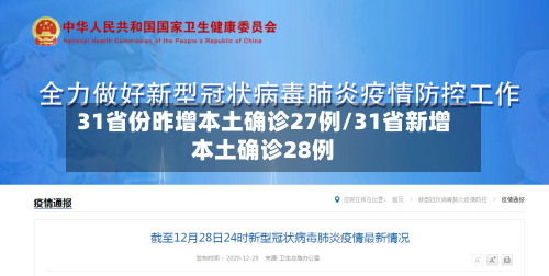 31省份昨增本土确诊27例/31省新增本土确诊28例