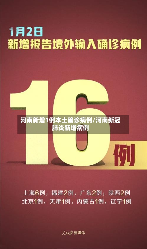 河南新增1例本土确诊病例/河南新冠肺炎新增病例