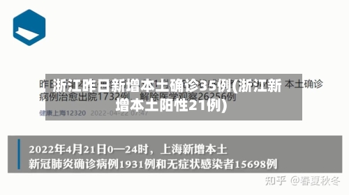 浙江昨日新增本土确诊35例(浙江新增本土阳性21例)-第2张图片