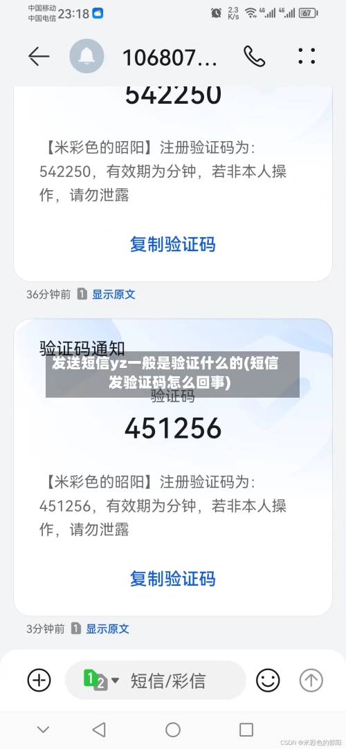 发送短信yz一般是验证什么的(短信发验证码怎么回事)-第3张图片