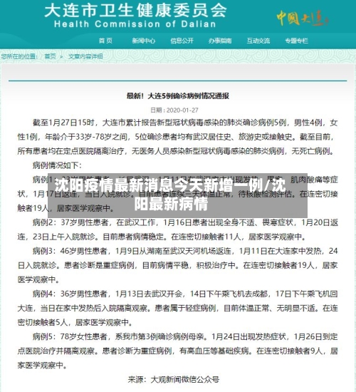 沈阳疫情最新消息今天新增一例/沈阳最新病情