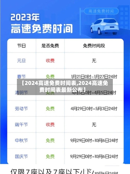 【2024高速免费时间表,2024高速免费时间表最新公布】