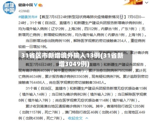 31省区市新增境外输入13例(31省新增3049例)-第3张图片