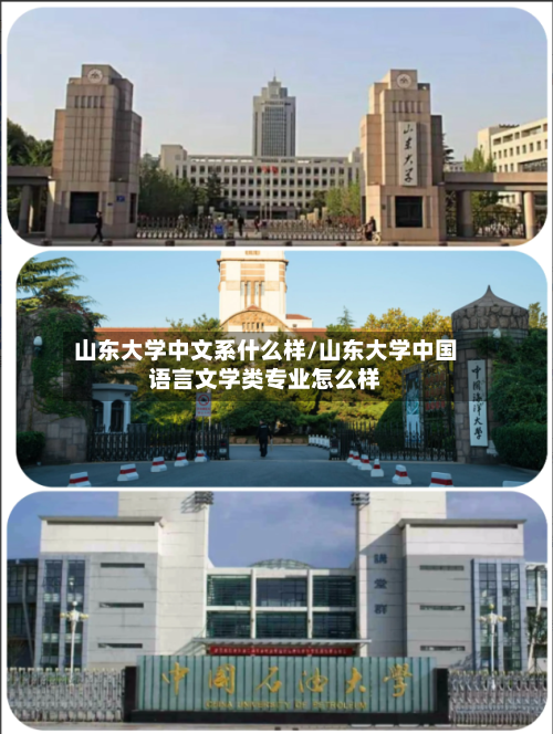 山东大学中文系什么样/山东大学中国语言文学类专业怎么样