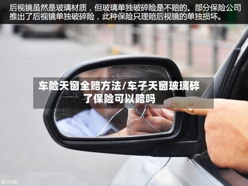 车险天窗全赔方法/车子天窗玻璃碎了保险可以赔吗-第3张图片
