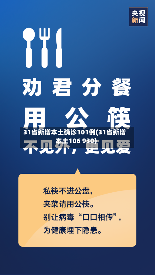 31省新增本土确诊101例(31省新增本土106 930)-第3张图片
