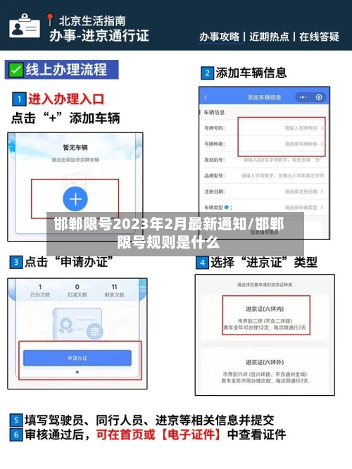 邯郸限号2023年2月最新通知/邯郸限号规则是什么-第3张图片