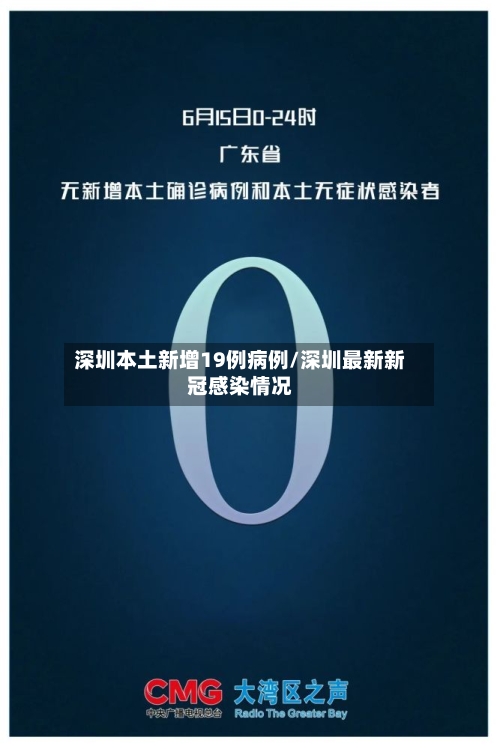 深圳本土新增19例病例/深圳最新新冠感染情况-第3张图片