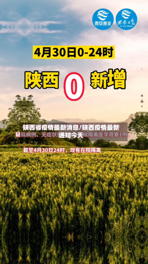 陕西省疫情最新消息/陕西疫情最新通知今天