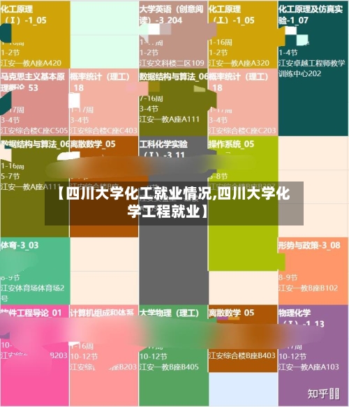 【四川大学化工就业情况,四川大学化学工程就业】