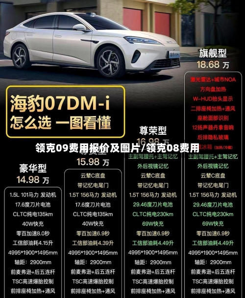 领克09费用报价及图片/领克08费用