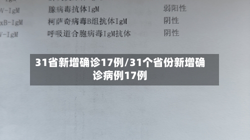 31省新增确诊17例/31个省份新增确诊病例17例-第2张图片