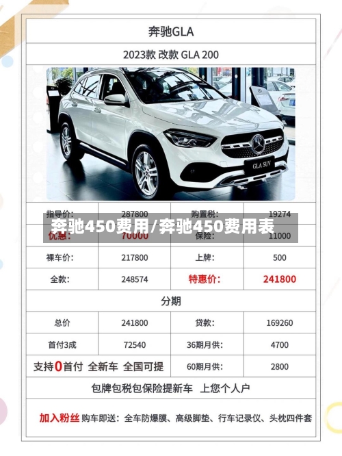 奔驰450费用/奔驰450费用表