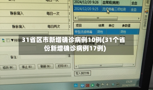 31省区市新增确诊病例10例(31个省份新增确诊病例17例)