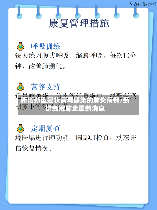 新增新型冠状病毒感染的肺炎病例/新增新冠肺炎最新消息-第2张图片