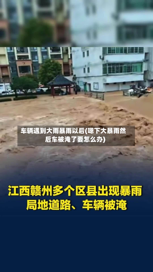 车辆遇到大雨暴雨以后(嗯下大暴雨然后车被淹了要怎么办)