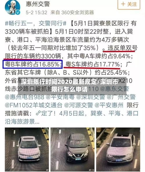 深圳限行时间2020最新规定/深圳市限行怎么申请